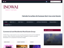 Tablet Screenshot of inowai.com